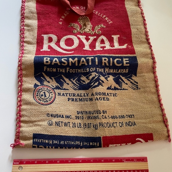 Burlap Tote - Picture 8 of 9